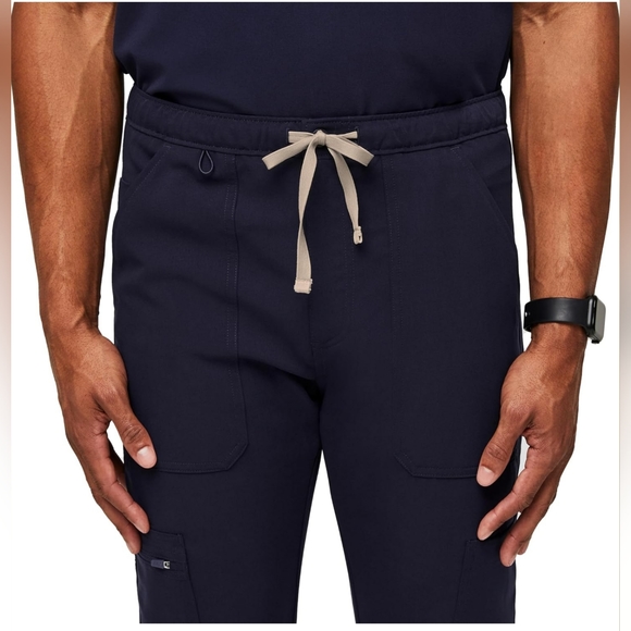 FIGS Cairo Cargo Scrub Pants for Men - Navy Blue, Short 2XL - Picture 5 of 12